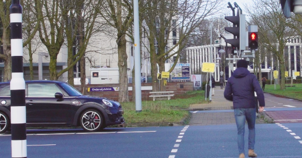 Image de passage piéton par TrafiOne aux Pays-Bas