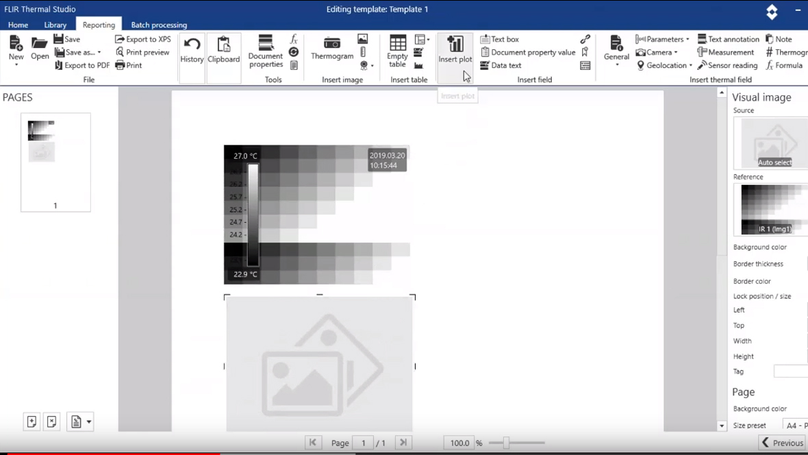 FLIR Thermal Studio - Créer un nouveau modèle